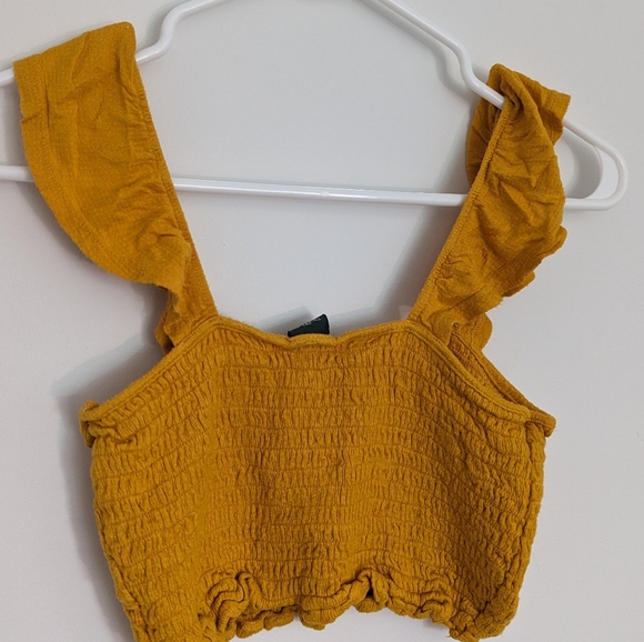 Mustard crop top - Picture 3 of 3
